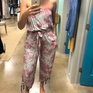 Tie dye strapless jumpsuit - SO SOFT